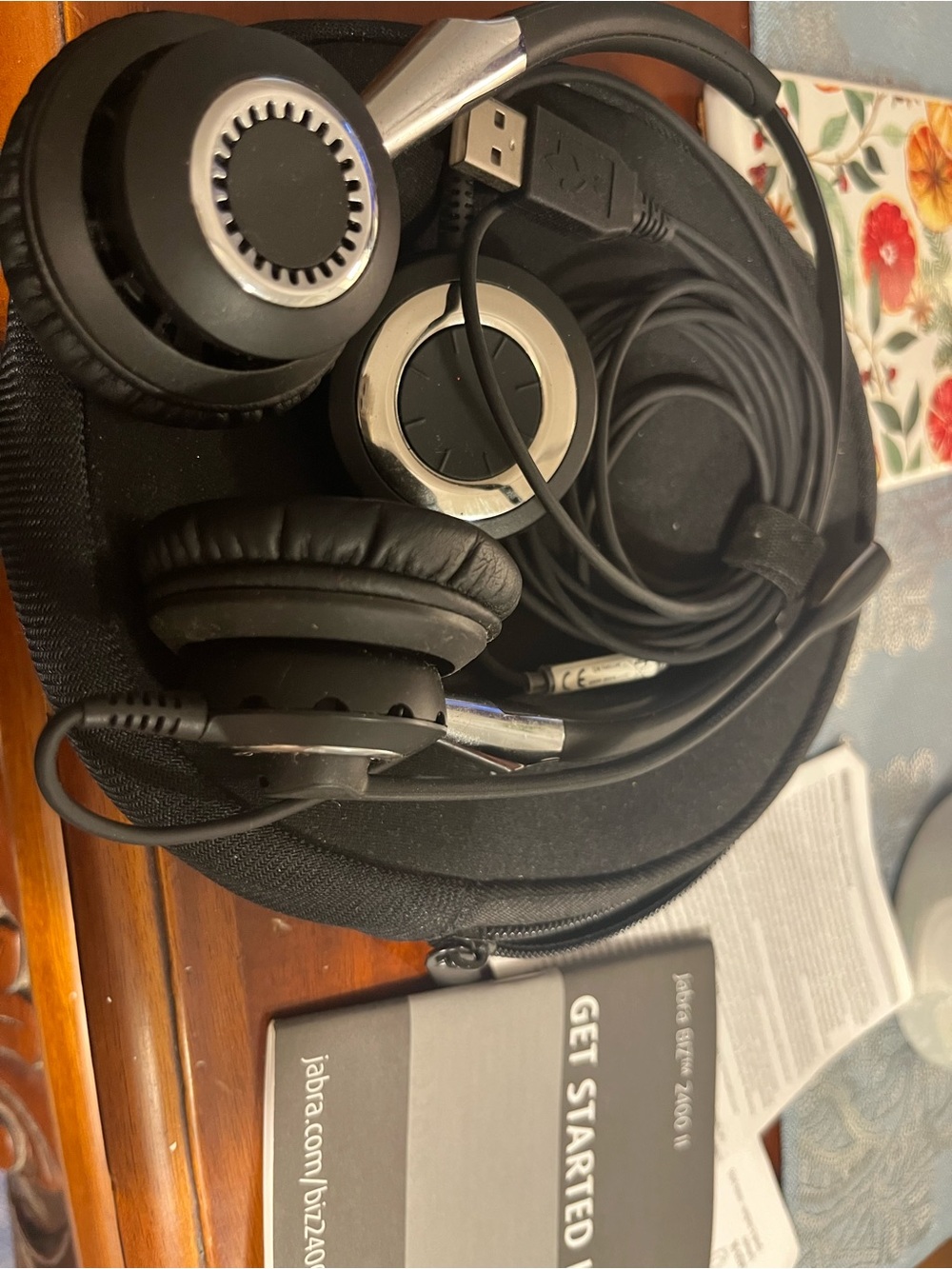 Jabra Black Wired On-Ear Headset with USB and 3.5mm Connectivity